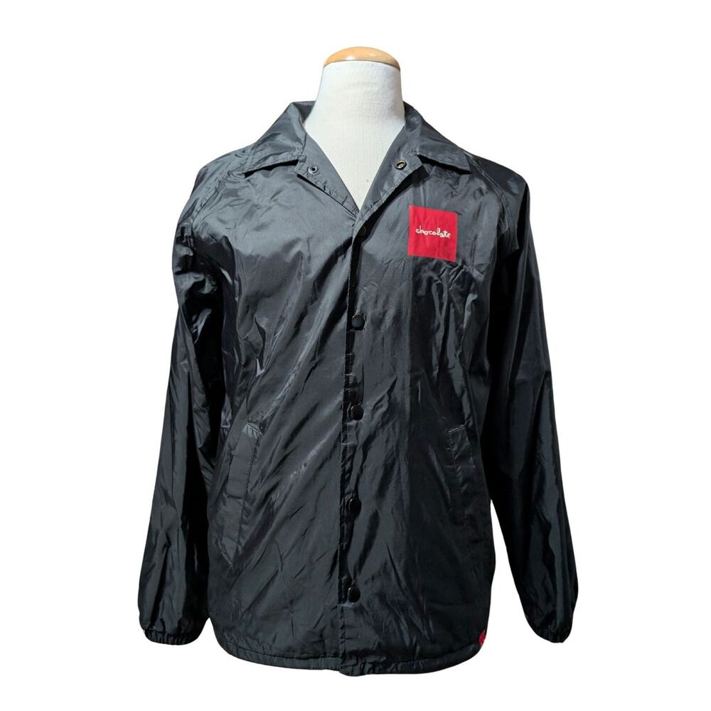 Chocolate Skateboards Beimar Super Power Windbreaker Jacket Black Men's Size S
